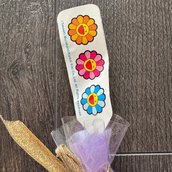8*8CM Takashi Murakami Flower Rainbow Strap Pin Broach Badge Kaikai Kiki Brooch - Picture 3 of 10